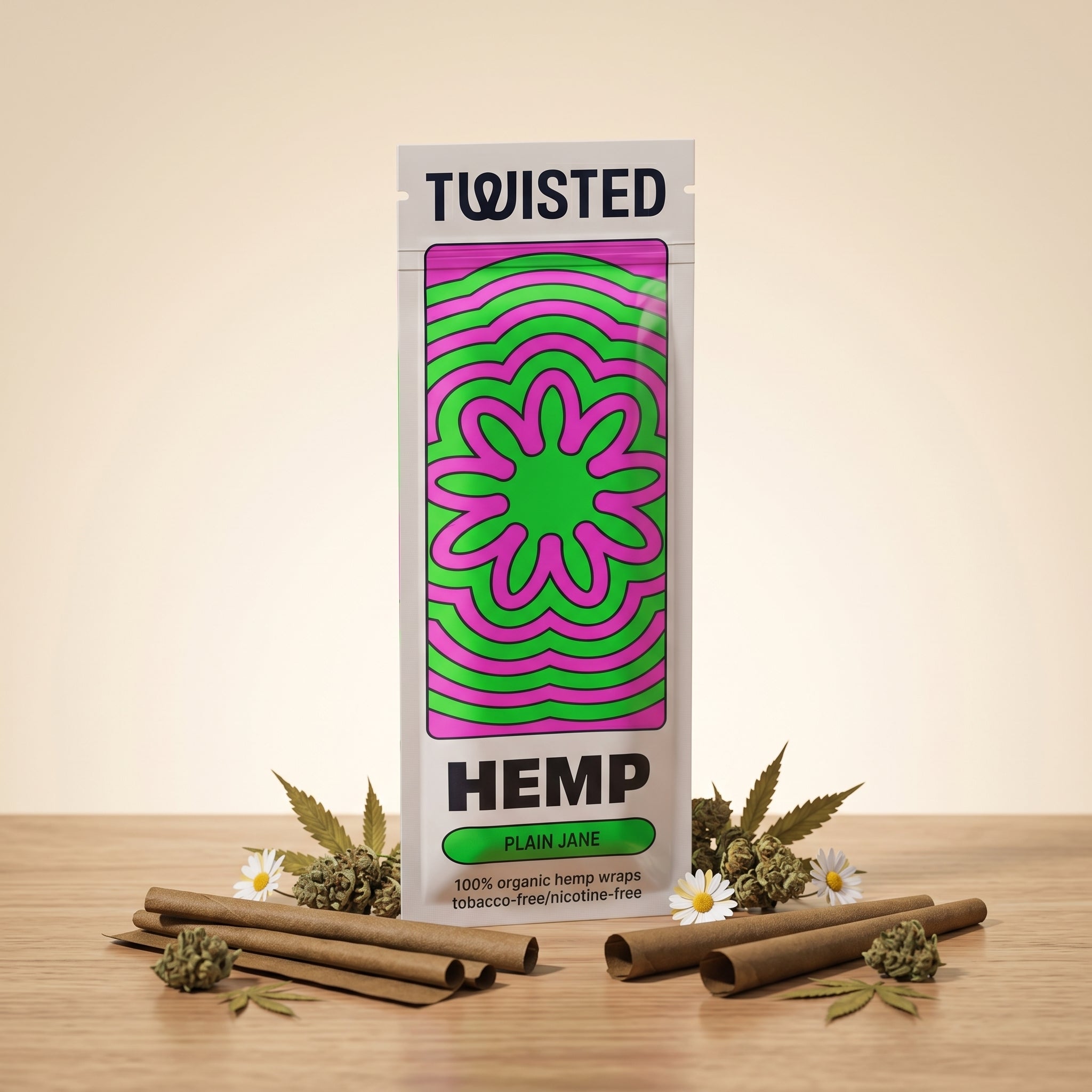 Twisted Hemp Wraps & Cones