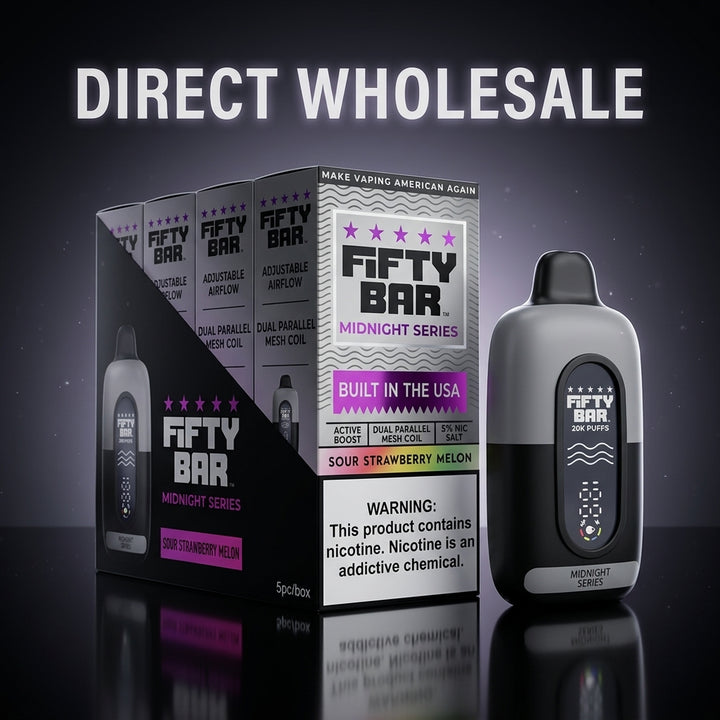Midnight Series Fifty Bar 20K Puffs