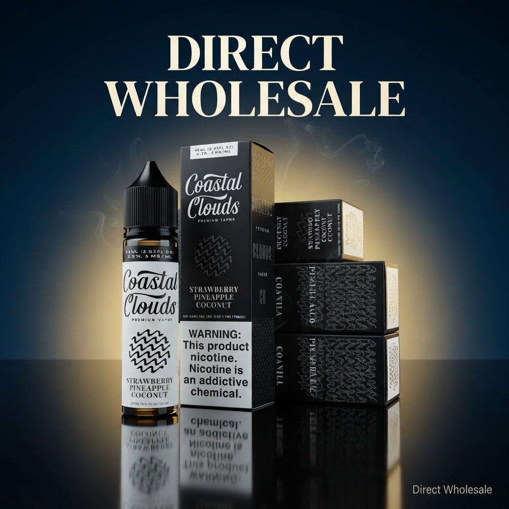 Coastal Clouds Premium Vapor – 60ML E-Liquid, 3MG Nicotine
