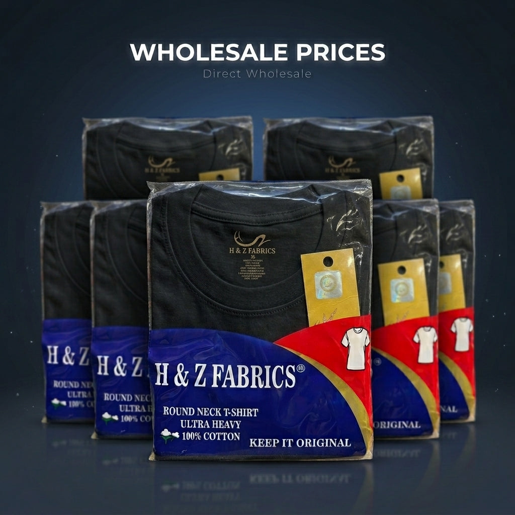 H&Z Fabrics Round Neck T-Shirt