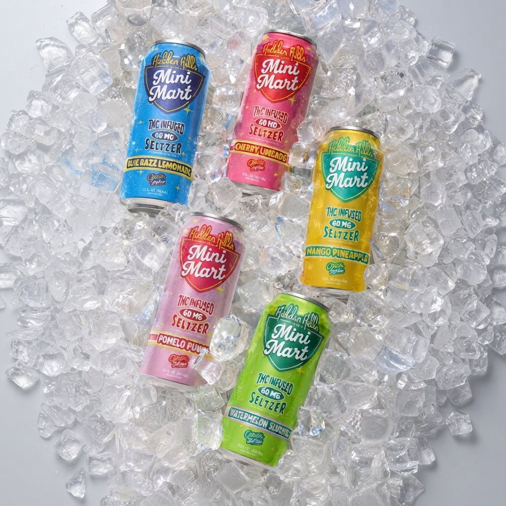 Hidden Hills Mini Mart 60mg THC Seltzer 12oz