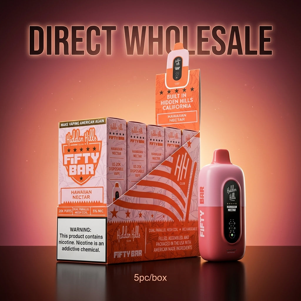 Hidden Hills x Fifty Bar 20K Puffs