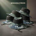Camo Sun Hat with Neck Flap