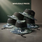 Olive Green Sun Hat with Neck Flap