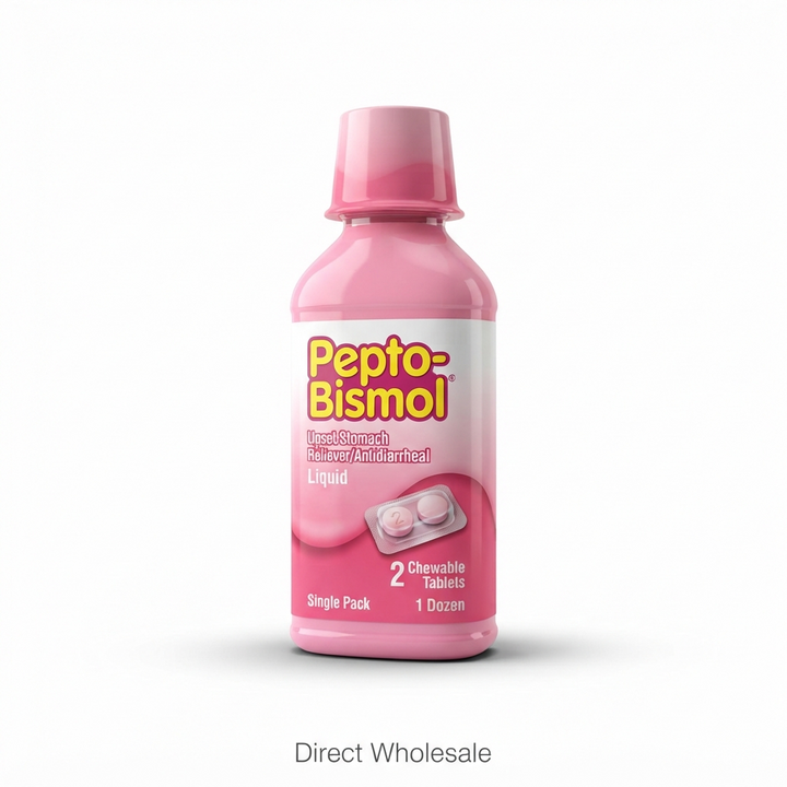 Pepto-Bismol — 2 chewable tablets single pack 1 dozen