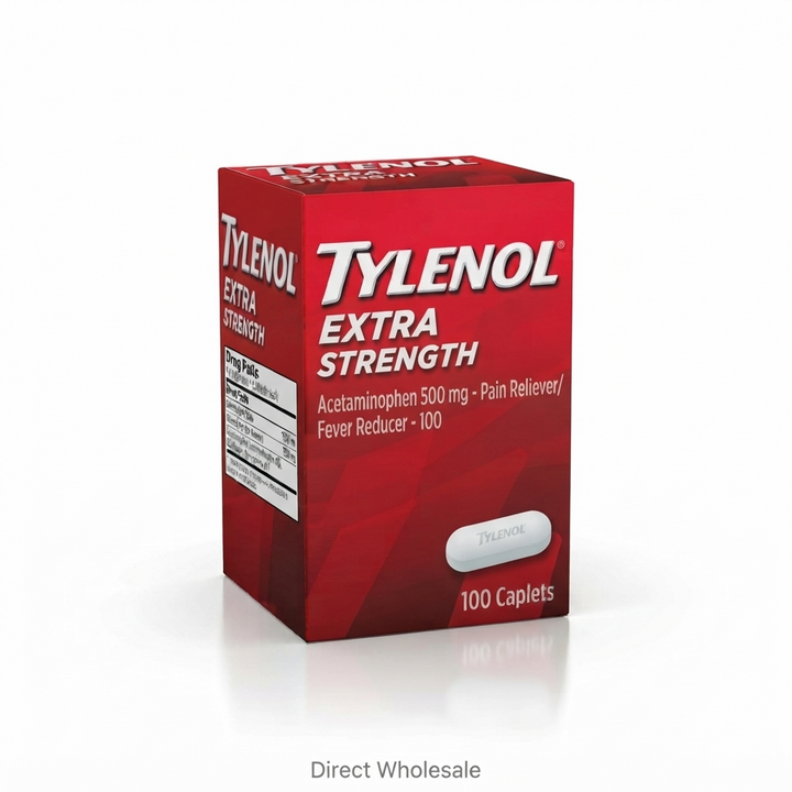 Tylenol Extra Strength — 2 caplets single pack 1 dozen