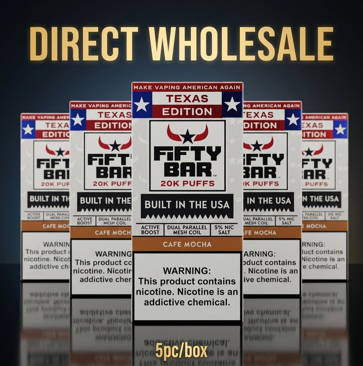 Fifty Bar Texas Ed. 20K Puffs