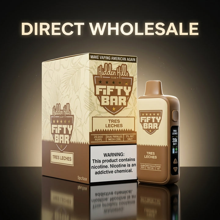 Hidden Hills x Fifty Bar 20K Puffs