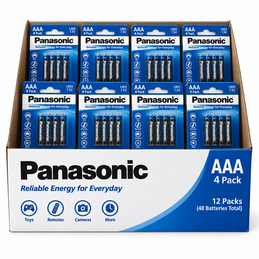 Panasonic AAA 4x12 48pcs/Box