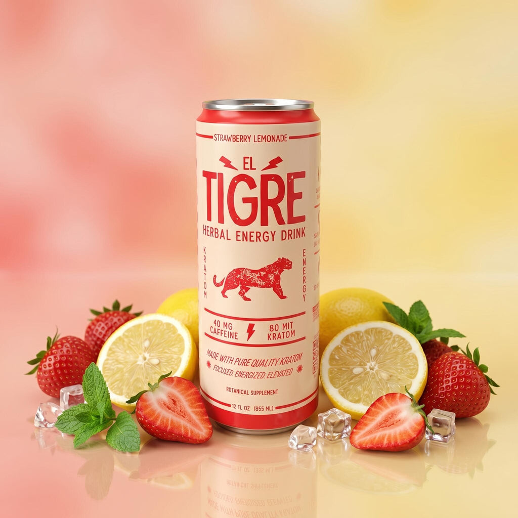 El Tigre Herbal Kratom Energy Drink 80mg
