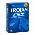 Trojan ENZ Premium Lubricated Blue