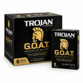 Trojan G.O.A.T. 3ct/Box 6 Boxes/Pack