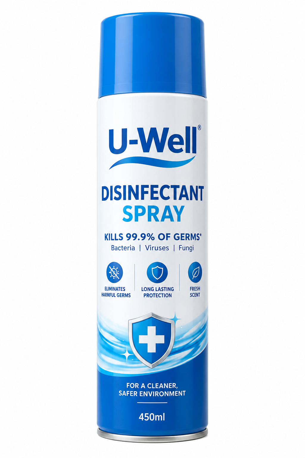 U-Well Disinfectant Spray 450ml Can